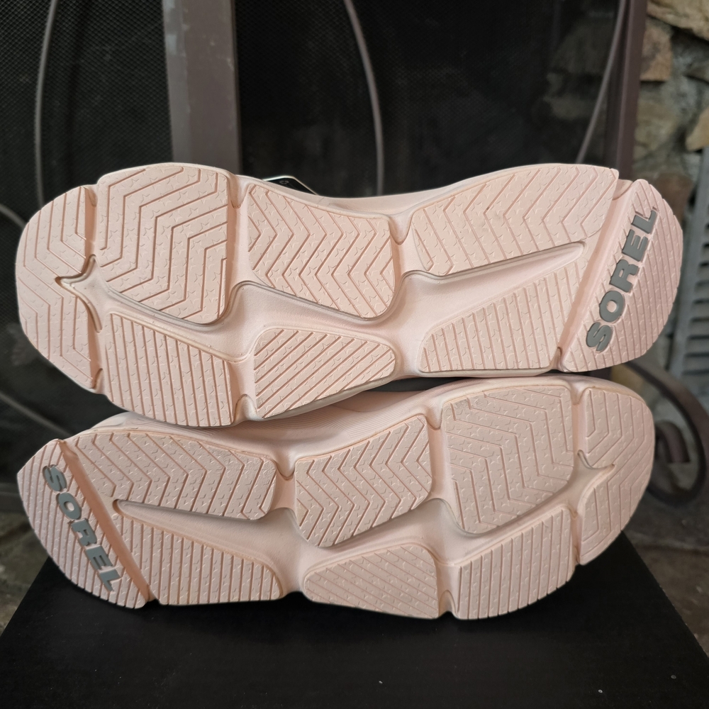 SOREL RNEGD Lace Storm Sneaker Bootie In Dove/Peach FITS SIZE 9 - Picture 12 of 15
